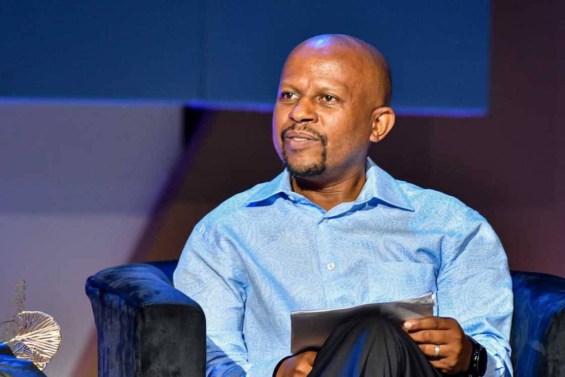 Mr Sello during the 20th Nelson Mandela Annual Lecture at Durban International Convention Centre in November 2022 Mr Sello during the 20th Nelson Mandela Annual Lecture at Durban International Convention Centre in November 2022