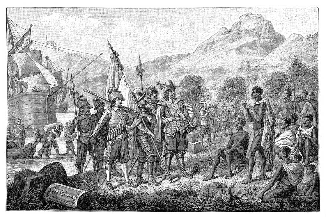 A portrait of Jan van Riebeeck. A portrait of Jan van Riebeeck.