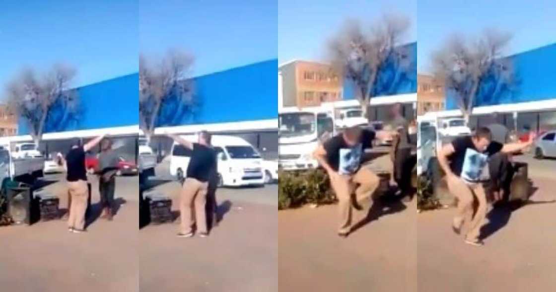 Friday vibes, man, dancing, giving directions Friday vibes, man, dancing, giving directions