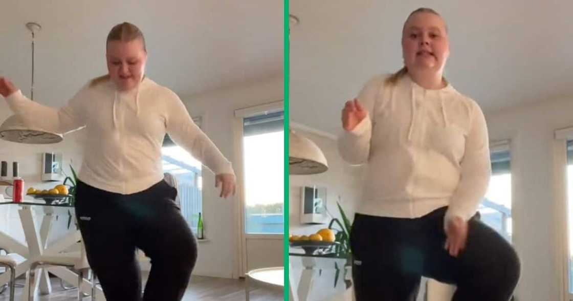Woman impresses Mzansi with her flawless moves. Woman impresses Mzansi with her flawless moves.