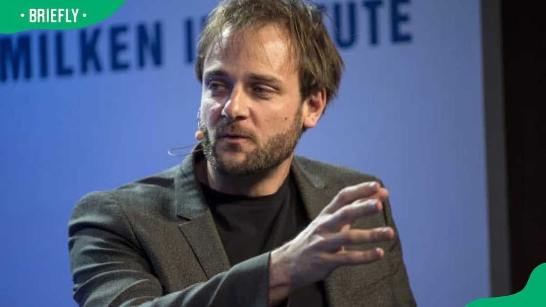 Evan Sharp speaking at the Milken Institute Global Conference Evan Sharp speaking at the Milken Institute Global Conference