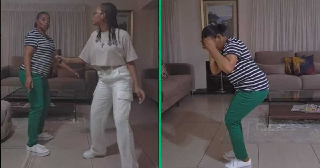 TikTokker having a great time dancing with her mom TikTokker having a great time dancing with her mom