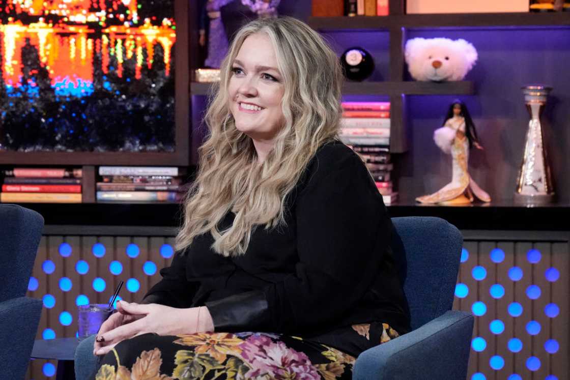 Colleen Hoover on Watch What Happens Live With Andy Cohen.