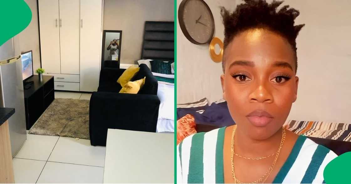 A woman showed off her stunning living space, leaving the internet impressed. A woman showed off her stunning living space, leaving the internet impressed.