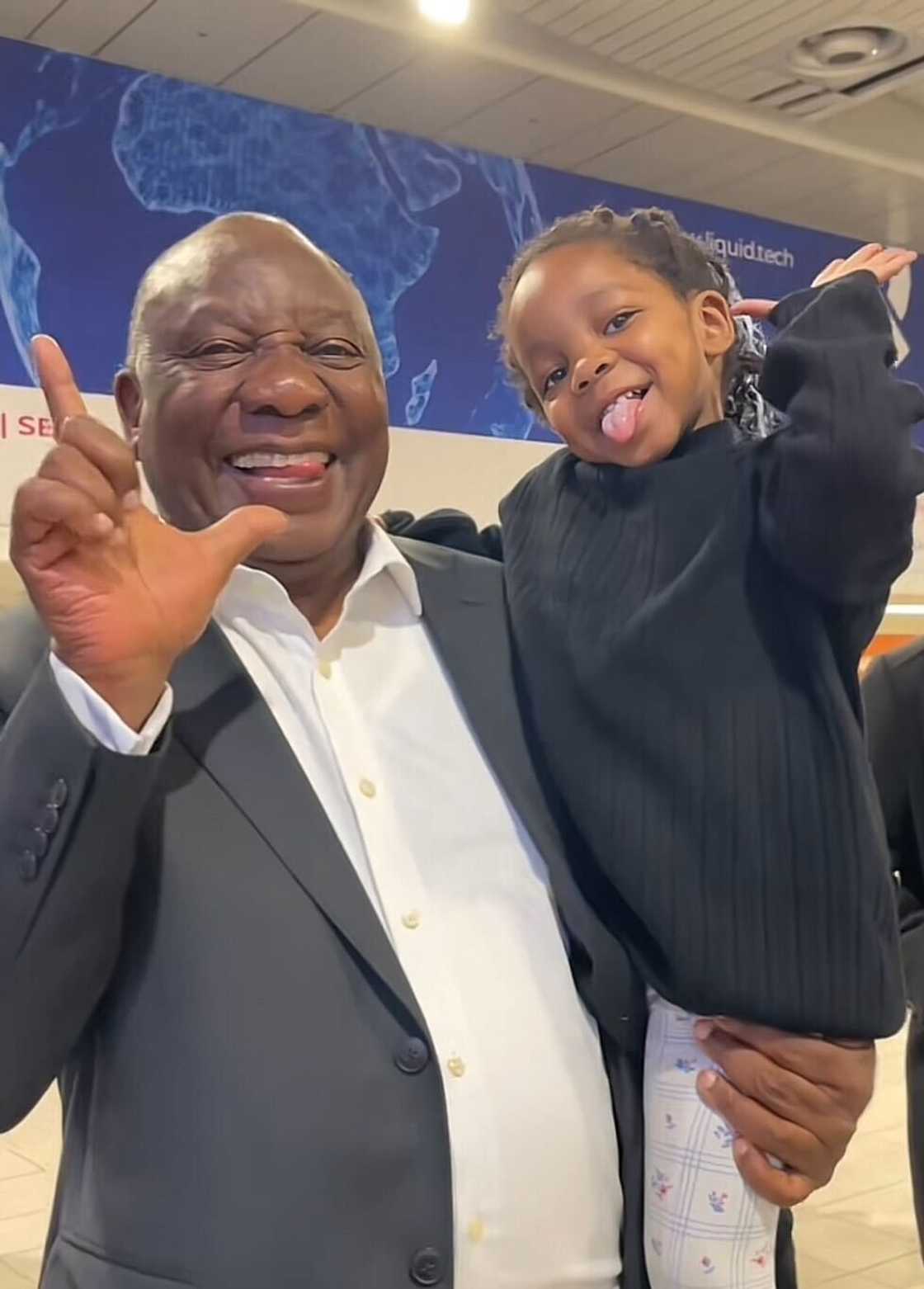 A sweet interaction between South African President Cyril Ramaphosa and a little girl in a TikTok video warmed the hearts of many. A sweet interaction between South African President Cyril Ramaphosa and a little girl in a TikTok video warmed the hearts of many.