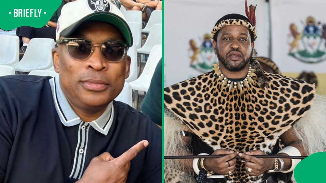 Robert Marawa, King Misuzulu Robert Marawa, King Misuzulu