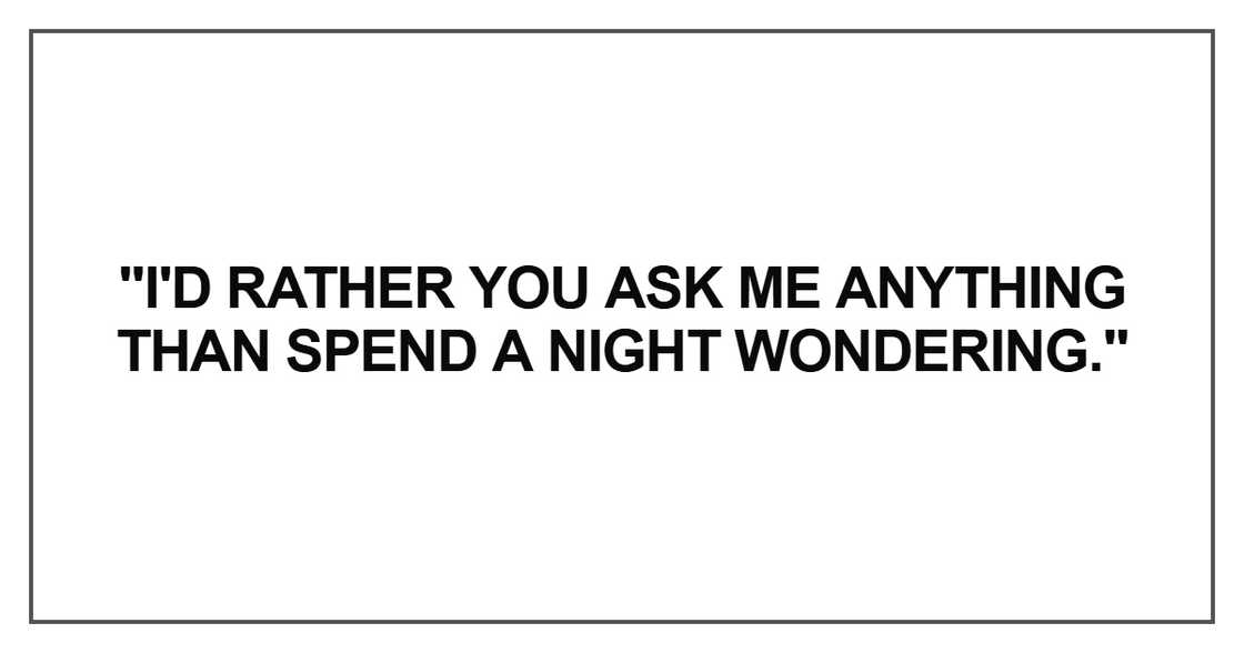 I'd rather you ask me anything I'd rather you ask me anything