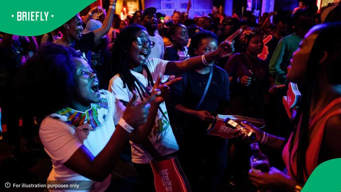 Young people socialise at a promotional event for a sportswear company on March 26, 2017 in Johannesburg, South Africa Young people socialise at a promotional event for a sportswear company on March 26, 2017 in Johannesburg, South Africa