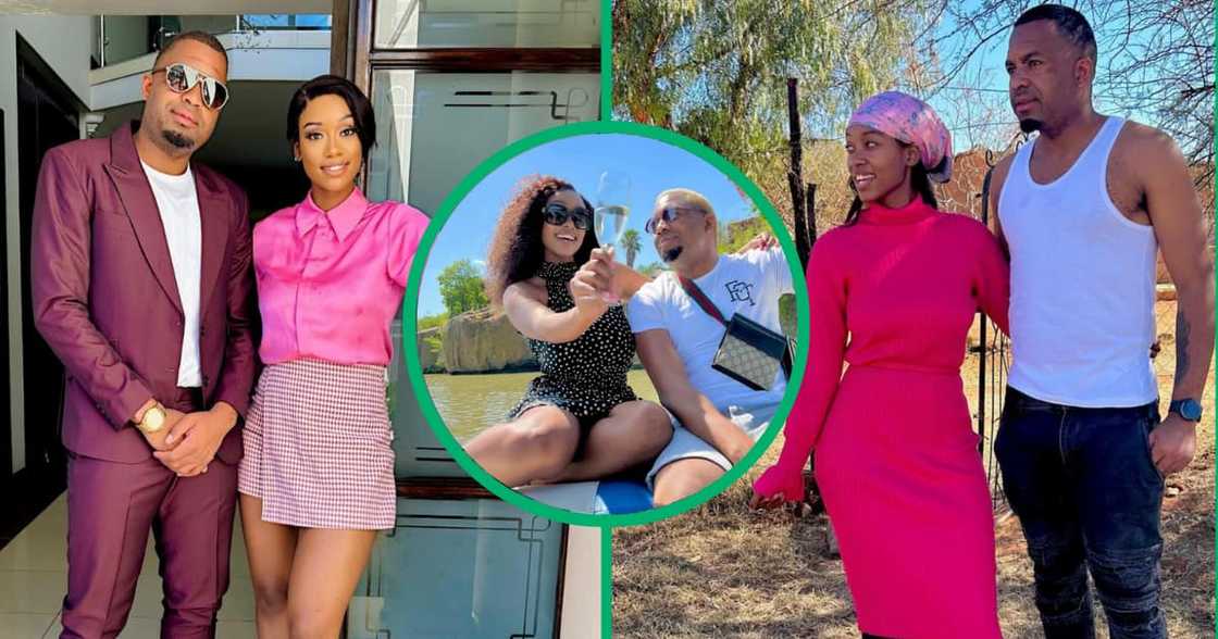 Itu Khune and his wife, Sphelele Makhunga Itu Khune and his wife, Sphelele Makhunga