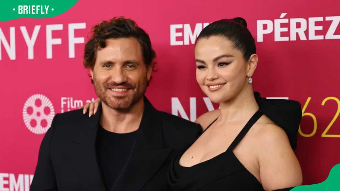 Edgar Ramirez and Selena Gomez at the "Emilia Pérez" red carpet premiere