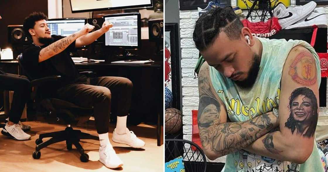 AKA is a Manchester United fan AKA is a Manchester United fan