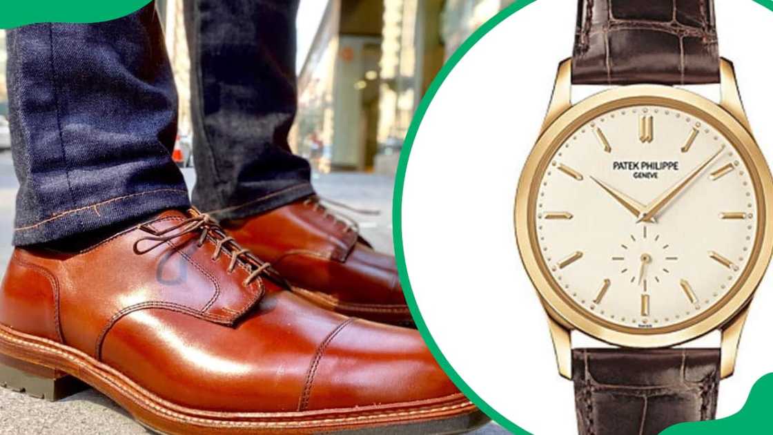 Old money shoes and watch Old money shoes and watch