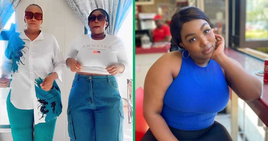 A woman shared a TikTok video of herself sipping tea while her mom cleaned the house. A woman shared a TikTok video of herself sipping tea while her mom cleaned the house.