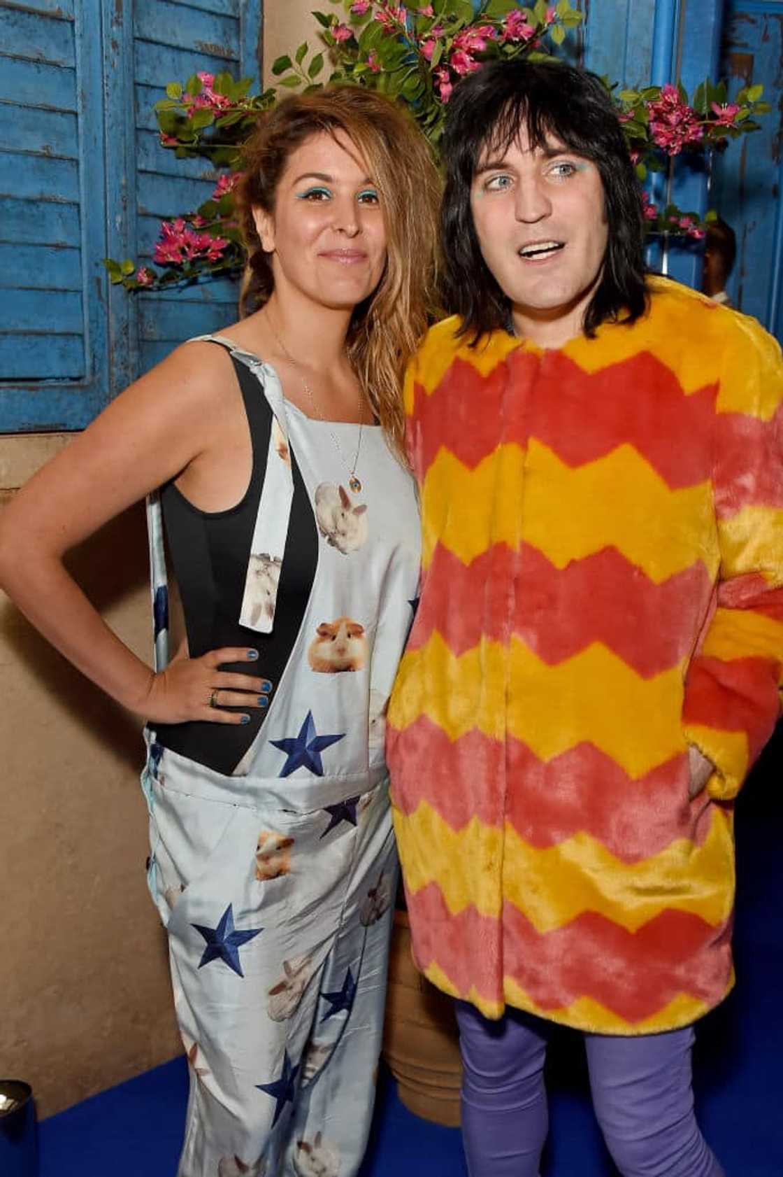 Noel Fielding and wife Noel Fielding and wife