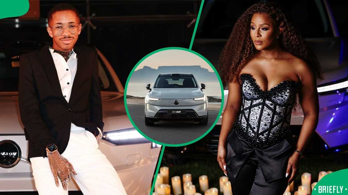 Lasizwe and Jessica Nkosi attended a lavish Volvo car launch Lasizwe and Jessica Nkosi attended a lavish Volvo car launch