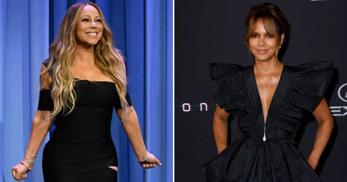Mariah Carey and Halle Berry Mariah Carey and Halle Berry