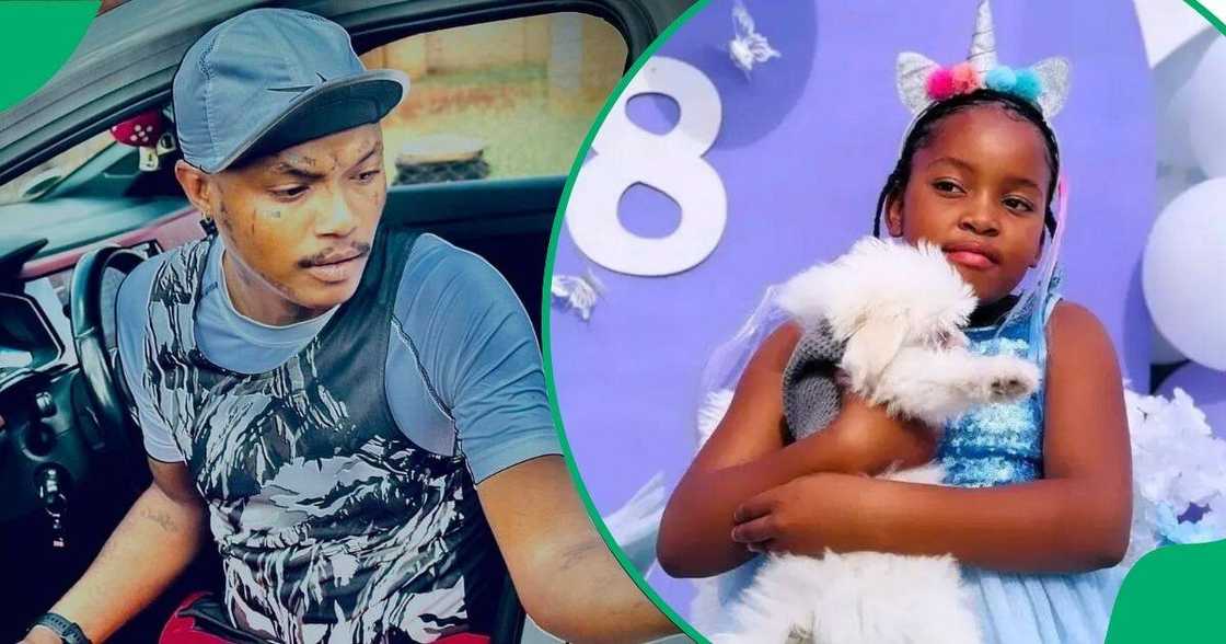 Shebeshxt spoke about his daughter Onthatile in a touching video Shebeshxt spoke about his daughter Onthatile in a touching video