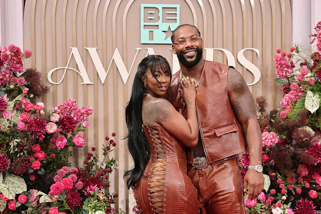 Kash Doll and Za'Darius Smith Kash Doll and Za'Darius Smith