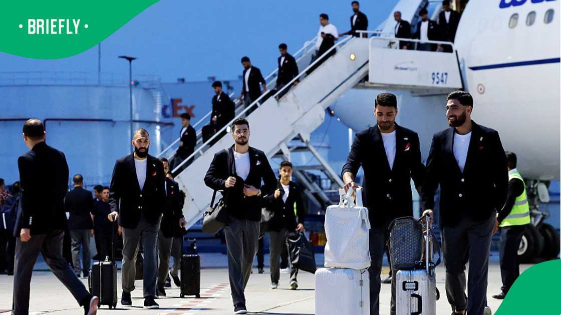 Iran football team arriving in Mexico for World Cup