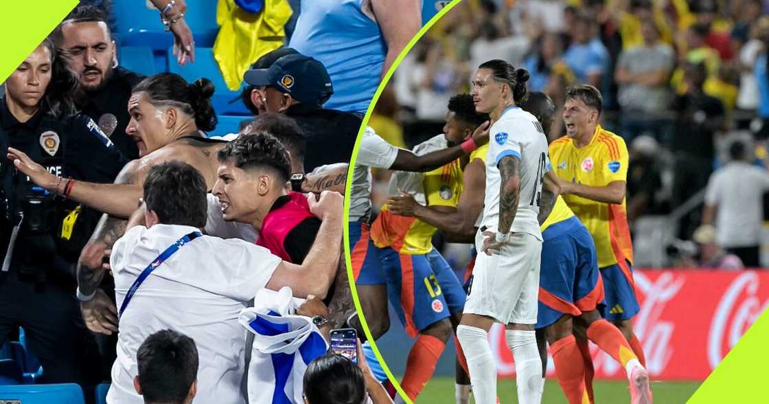 Copa America Ugly Scenes As Uruguay’s Nunez, Araujo Engage in Fist