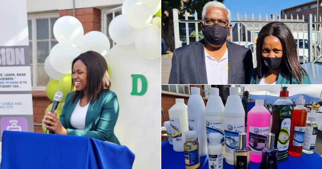 PhD Student, 28, Opens KZN Detergent and Cosmetics Manufacturing Plant PhD Student, 28, Opens KZN Detergent and Cosmetics Manufacturing Plant