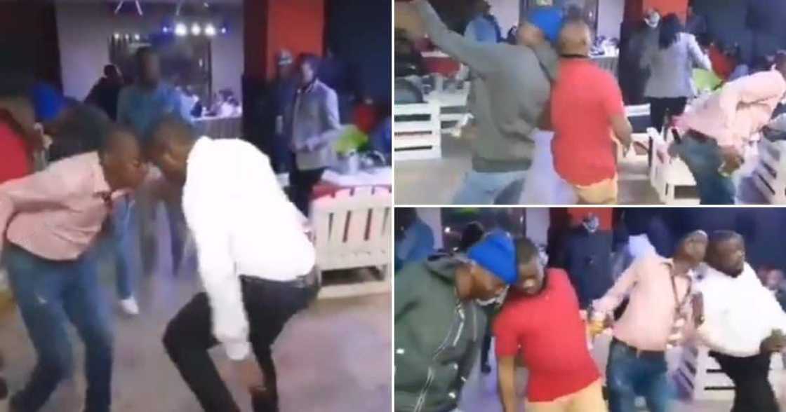 Video shows men dancing with heads pressed together, SA can't deal Video shows men dancing with heads pressed together, SA can't deal