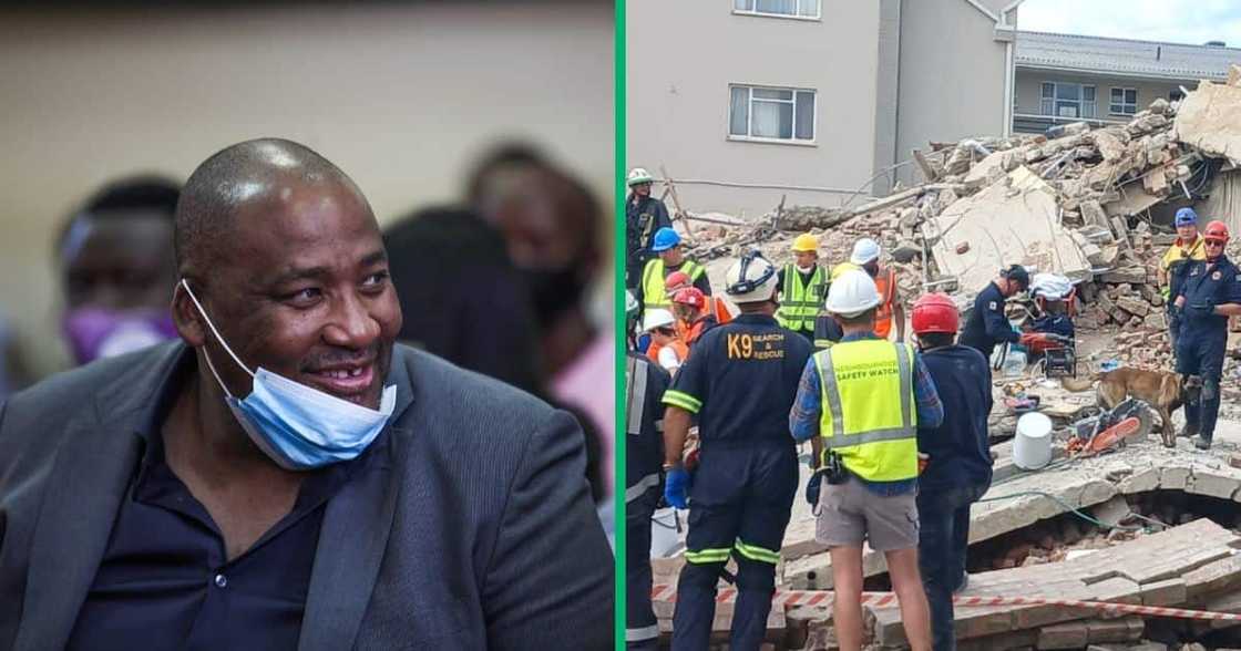 Gayton McKenzie George Building collapse