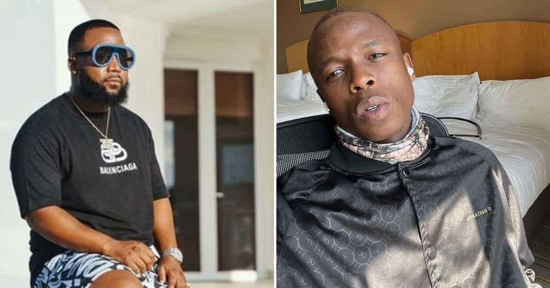Cassper Nyovest made Toss his brand ambassador Cassper Nyovest made Toss his brand ambassador