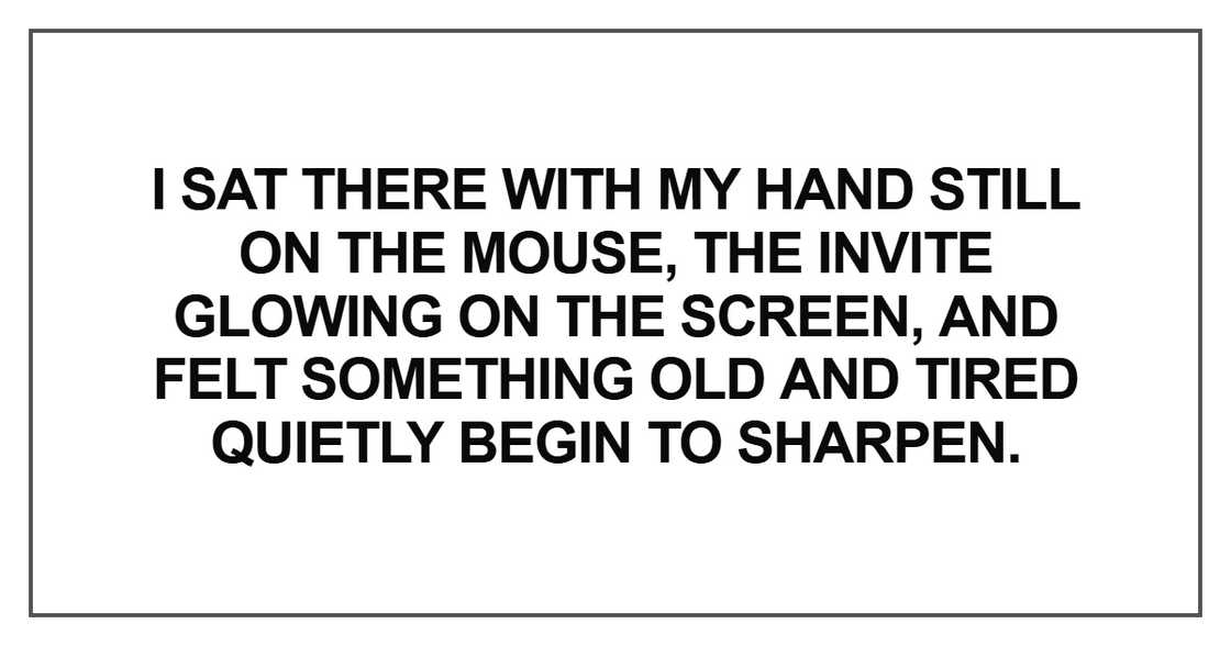 I sat there with my hand I sat there with my hand