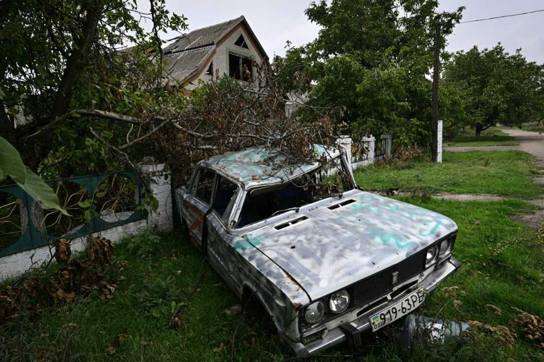 Residents in the Ukrainian village say Russian soldiers seized their cars Residents in the Ukrainian village say Russian soldiers seized their cars