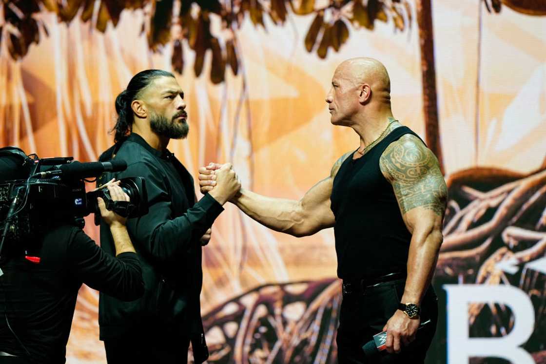 The Rock and Roman Reigns