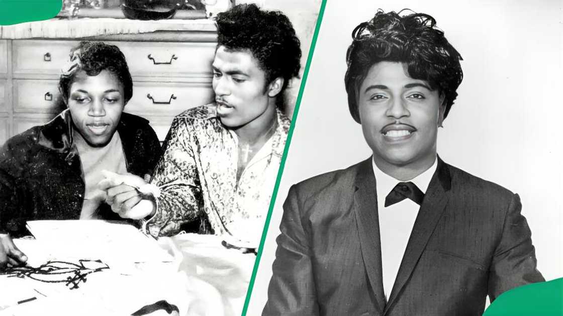Little Richard with a friend Little Richard with a friend