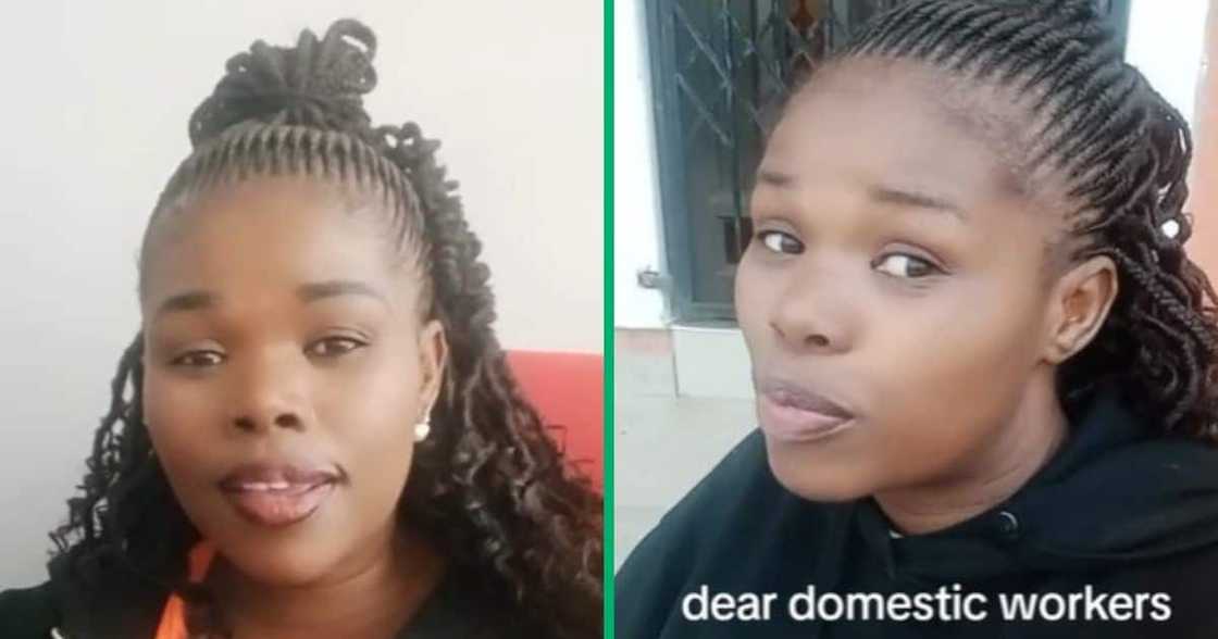 TikTok video show woman's rant about domestic workers