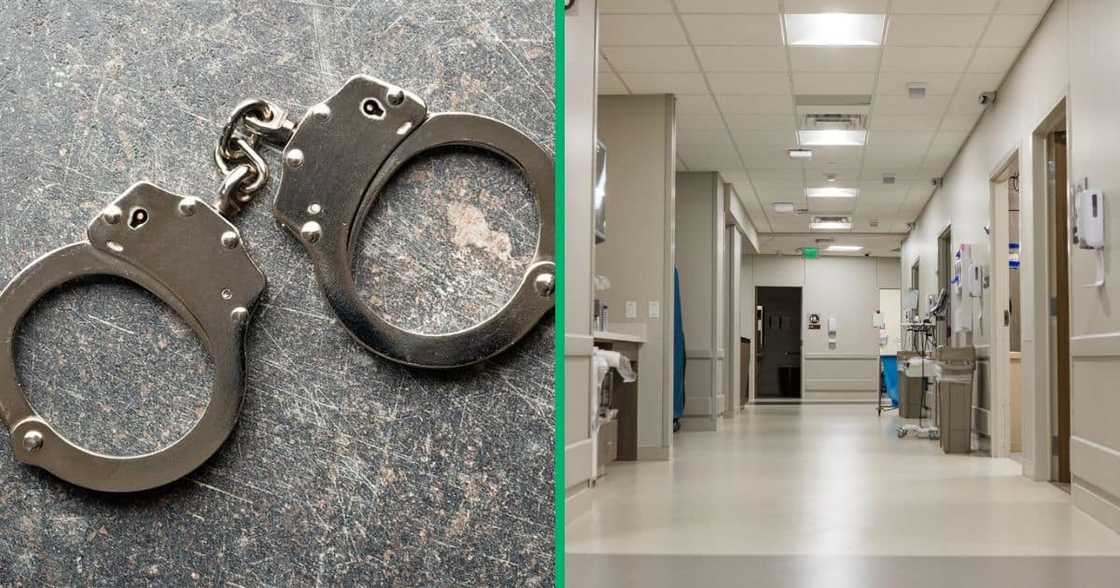 A suspect was arrested at the hospital A suspect was arrested at the hospital