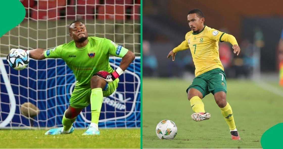 Stanley Nwabali and Oswin Appollis are targets for PSL clubs