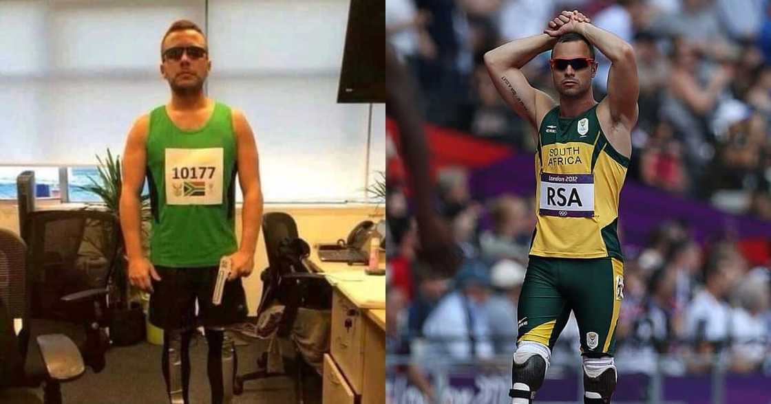 Old snap, Oscar Pistorius, 'Blade Gunner', Halloween costume, SA upset Old snap, Oscar Pistorius, 'Blade Gunner', Halloween costume, SA upset