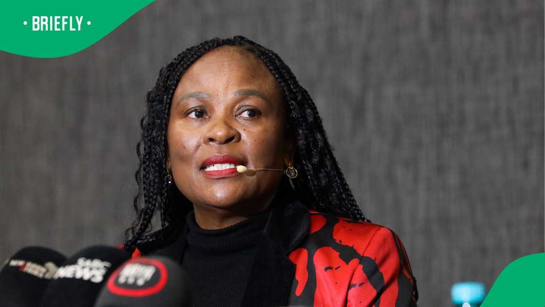 Busisiwe Mkhwebane was named as the MK Party's Mpumalanga convenor Busisiwe Mkhwebane was named as the MK Party's Mpumalanga convenor