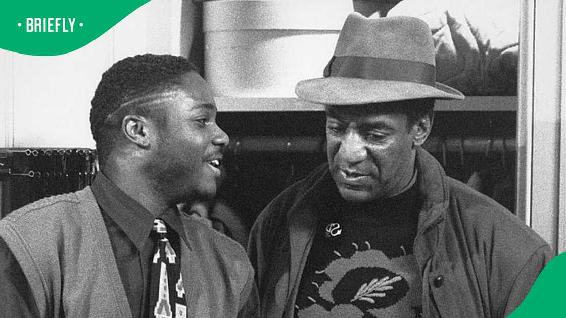 Bill Cosby and Malcolm-Jamal Warner Bill Cosby and Malcolm-Jamal Warner