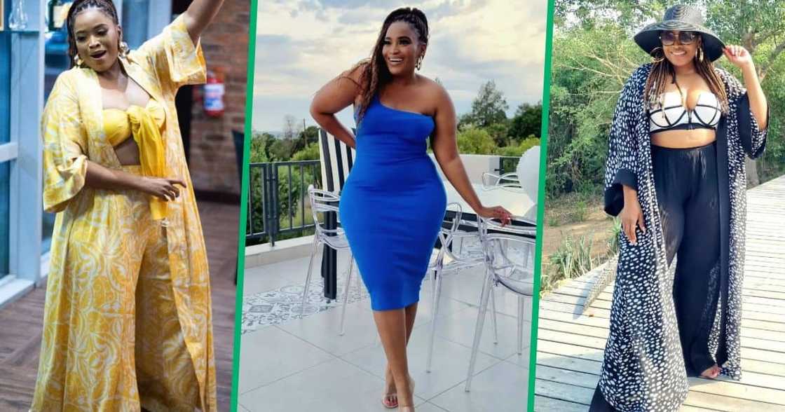 Ayanda Borotho promotes body positivity on her Instagram while she was at work. Ayanda Borotho promotes body positivity on her Instagram while she was at work.