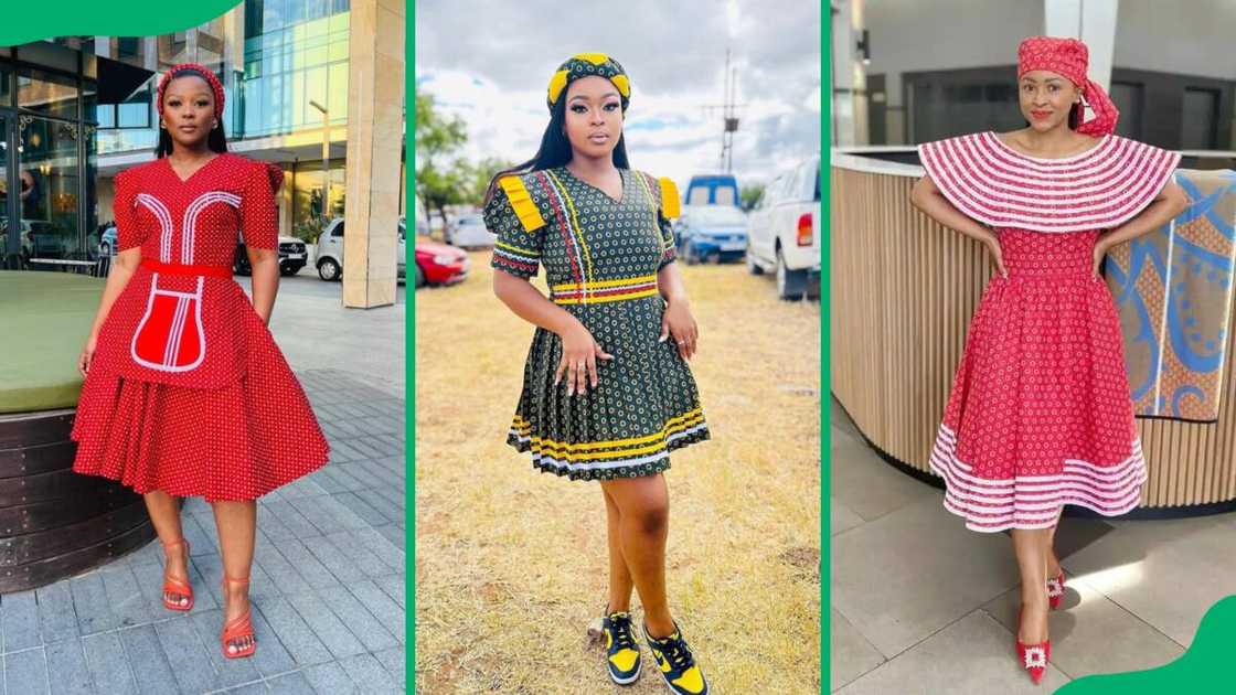 Shweshwe traditional dresses Shweshwe traditional dresses