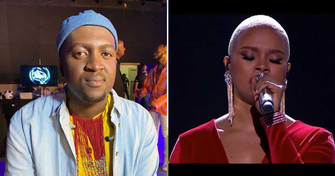 Thapelo Molomo and Nozi Sibiya performed at the Crown Gospel Music Awards Thapelo Molomo and Nozi Sibiya performed at the Crown Gospel Music Awards