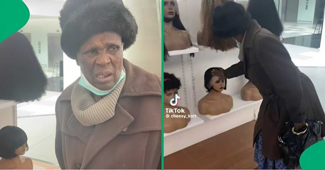 A was disappointed by her wig shopping experience A was disappointed by her wig shopping experience