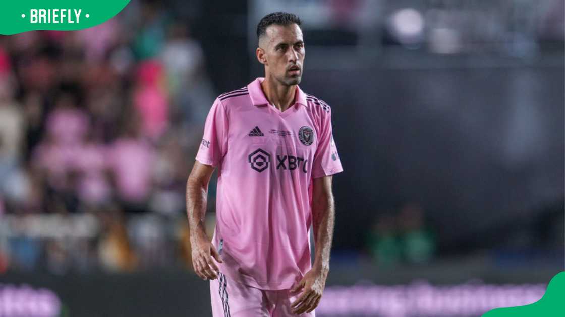 Sergio Busquets during the U.S. Open Cup Final game Sergio Busquets during the U.S. Open Cup Final game