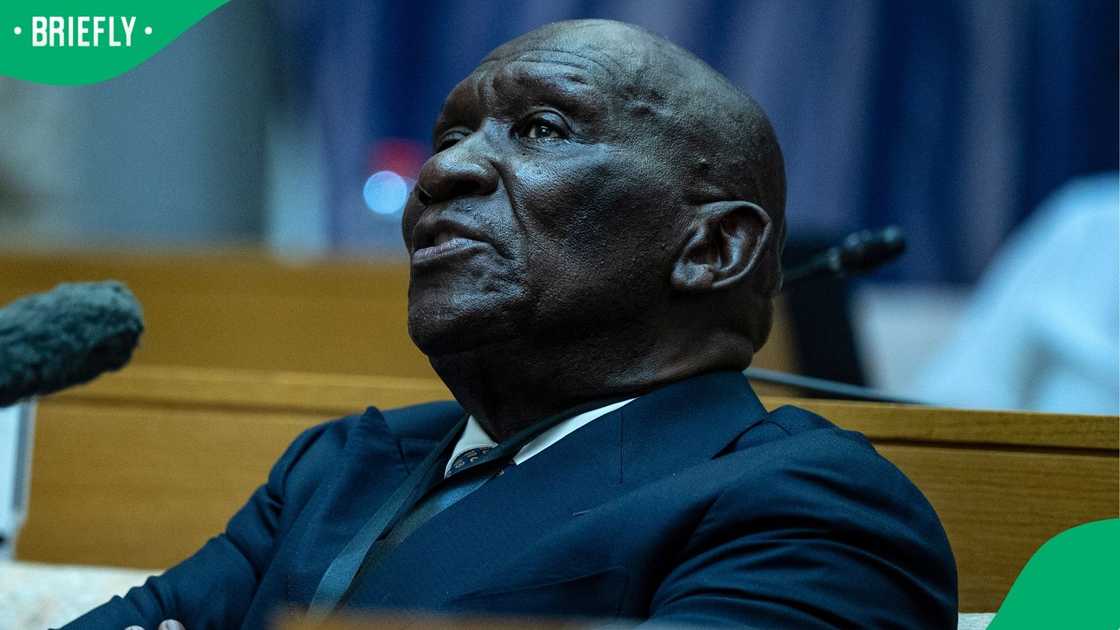 Bheki Cele testified before Parliament's Ad Hoc Committee Bheki Cele testified before Parliament's Ad Hoc Committee