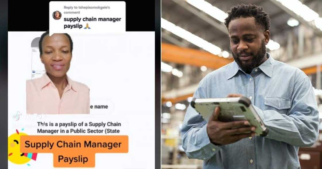 Supply Chain Manager's pay slip Supply Chain Manager's pay slip