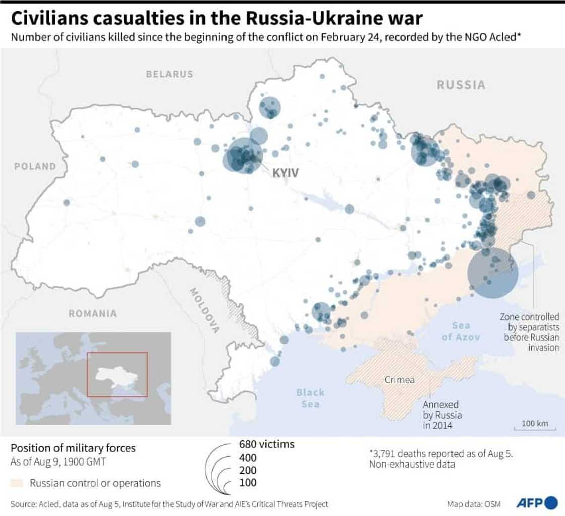 Civilian casualties in the Russia-Ukraine war