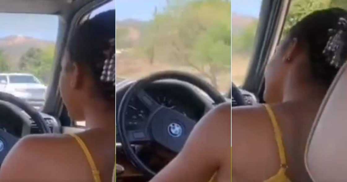 Video of Woman, Driving, BMW Gusheshe, Wows Mzansi Video of Woman, Driving, BMW Gusheshe, Wows Mzansi
