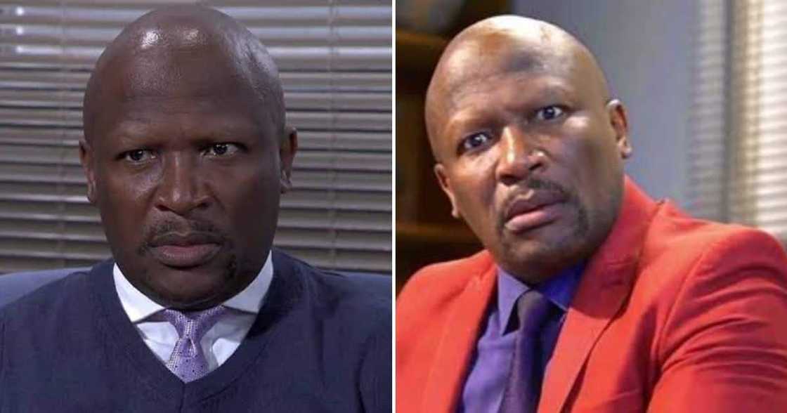 'Skeem Saam's Mr Kgomo is in a coma after the fire scenes. 'Skeem Saam's Mr Kgomo is in a coma after the fire scenes.