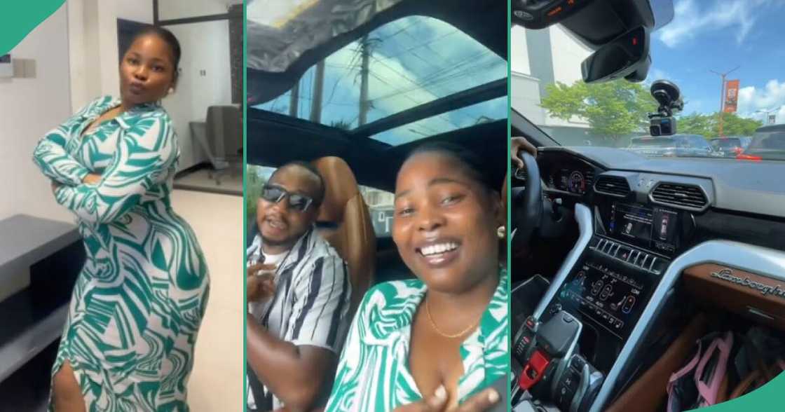 Costly Lamborghini Urus picks lady up as Uber ride