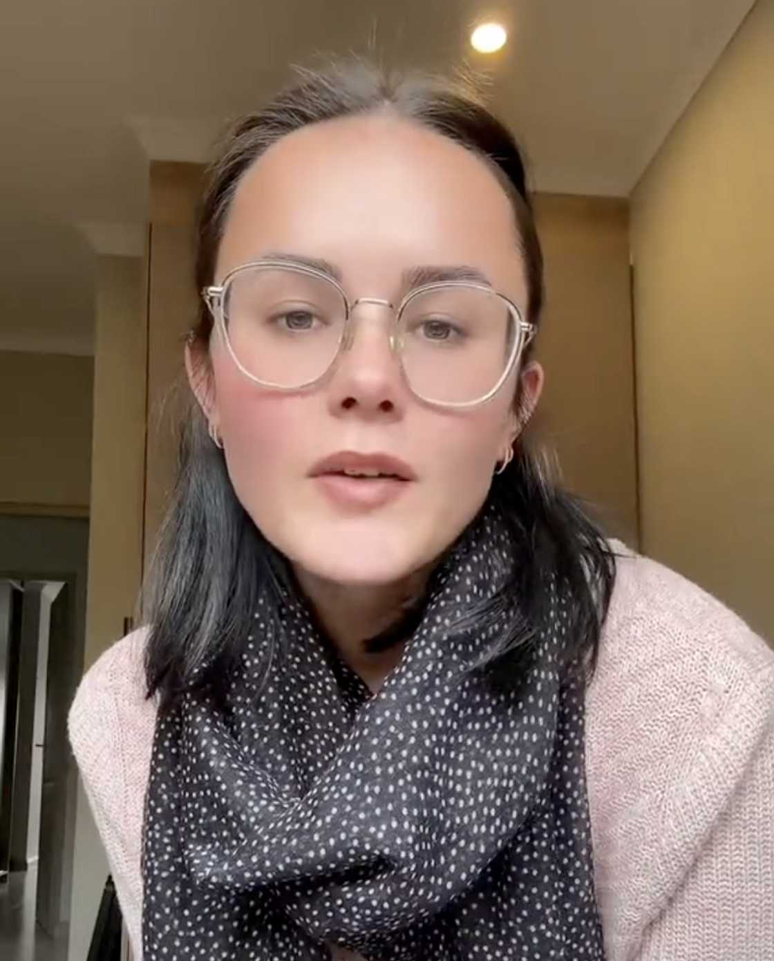 A TikTok screenshot of Mrs Gonsalves A TikTok screenshot of Mrs Gonsalves